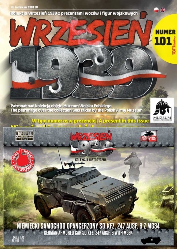 Niemiecki samochód opancerzony Sd.Kfz 247 Ausf. B z MG 34 1:72 First to Fight PL101
