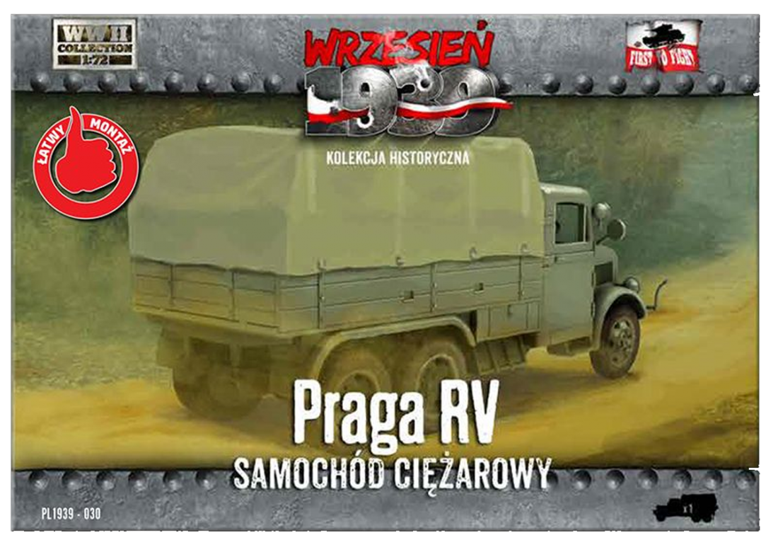 Zdjęcie dodatkowe produktu Praga RV - Samochód Ciężarowy 1:72 First to Fight PL030