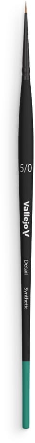 Zdjęcie główne produktu Pędzel okrągły syntetyczny 5/0 Vallejo B02050 Detail Round Synthetic No. 5/0