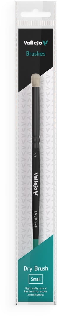 Zdjęcie dodatkowe produktu Pędzel Dry Brush naturalny S Vallejo B07001 Natural Hair Dry, Small