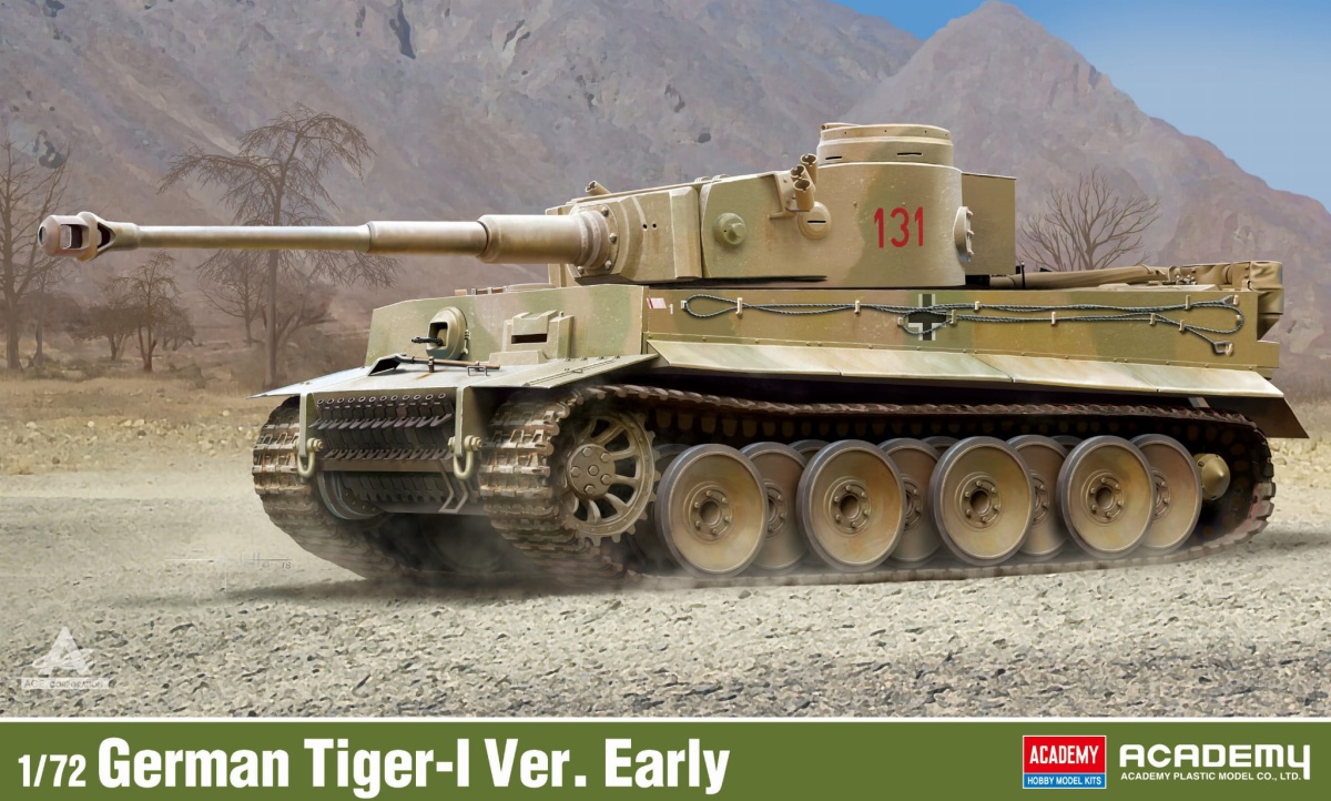 Zdjęcie główne produktu Tiger 1 (Early) 1:72 Academy 13422