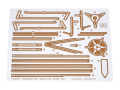 Zdjęcie główne produktu Fairey Swordfish Mk.I Photo-Etched Bracing Wire Set 1:48 Tamiya 61069