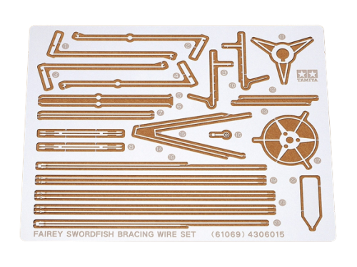 Fairey Swordfish Mk.I Photo-Etched Bracing Wire Set 1:48 Tamiya 61069