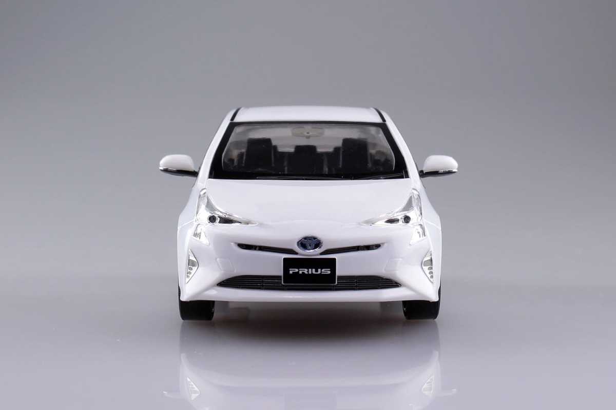 Zdjęcie dodatkowe produktu Toyota Prius (Super White II) SNAP KIT 1:32 Aoshima 054161