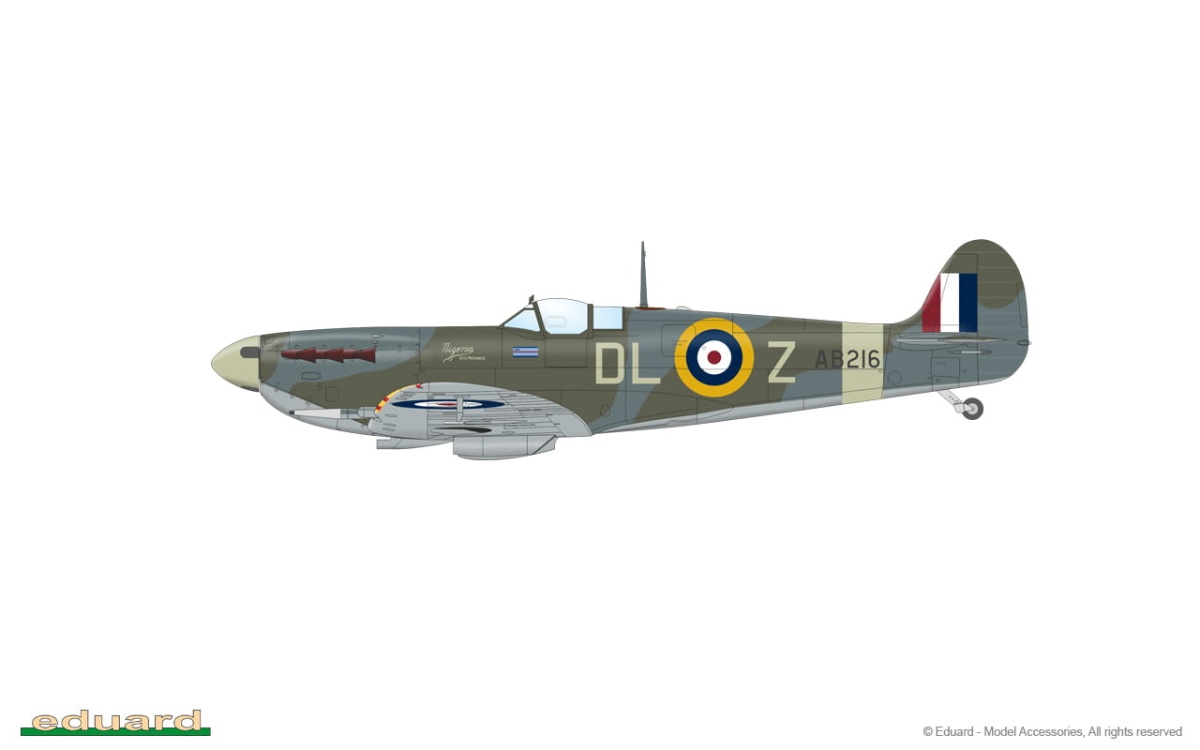 Zdjęcie dodatkowe produktu Spitfire Mk. Vc 1:48 Eduard 84192 Weekend Edition