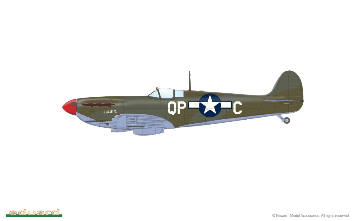 Zdjęcie dodatkowe produktu Spitfire Mk. Vc 1:48 Eduard 84192 Weekend Edition