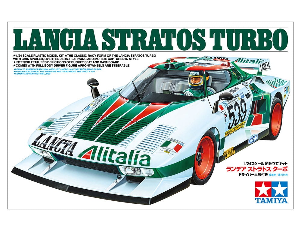Zdjęcie dodatkowe produktu Lancia Stratos Turbo 1:24 Tamiya 25210