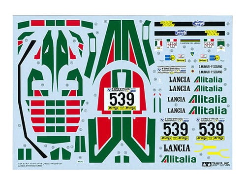 Zdjęcie dodatkowe produktu Lancia Stratos Turbo 1:24 Tamiya 25210