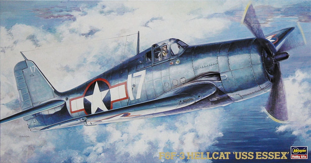 Zdjęcie główne produktu F6F-3 Hellcat USS ESSEX 1:48 Hasegawa JT34