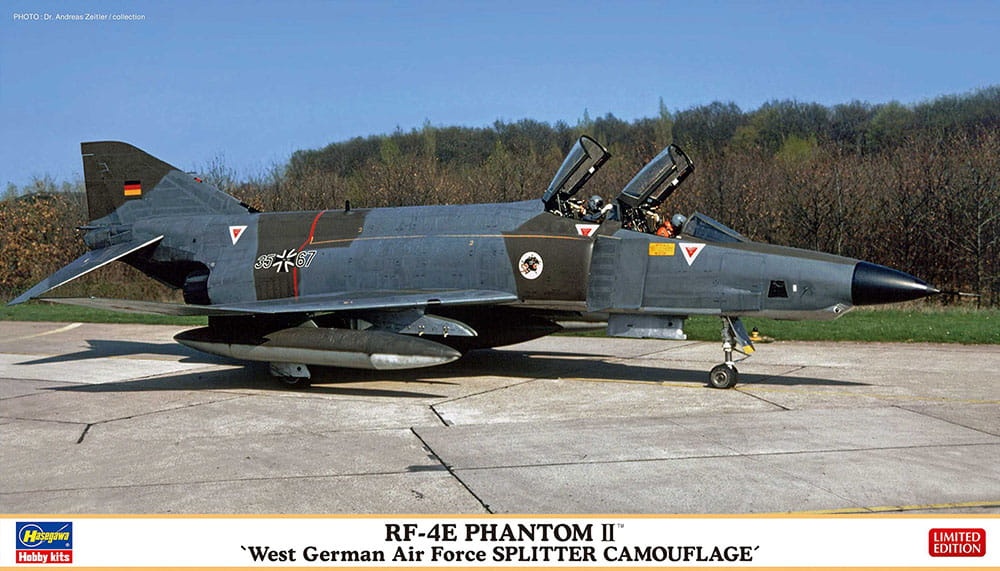 Zdjęcie główne produktu RF-4E Phantom II (Splitter Camouflage) 1:72 Hasegawa 02445