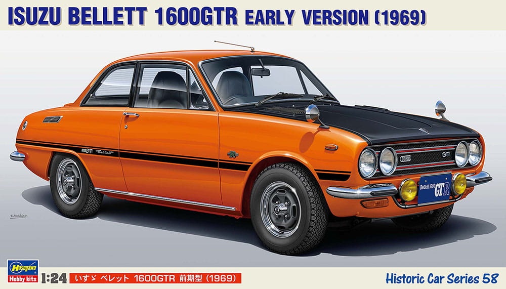 Zdjęcie główne produktu Isuzu Bellett 1600GTR (1969) 1:24 Hasegawa HC58