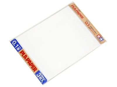 Zdjęcie główne produktu Pla-Paper 0.1mm B4 Size (3pcs.) Tamiya 70208