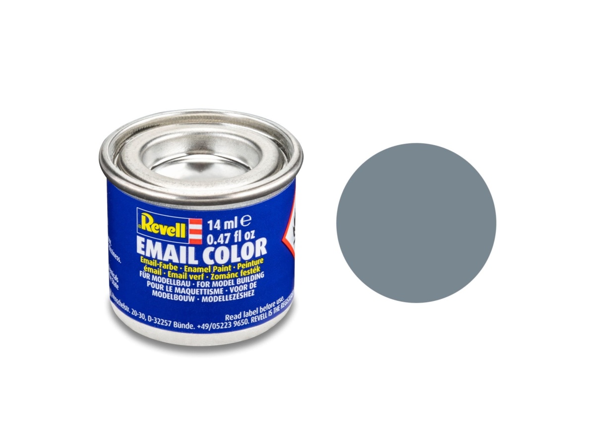 Zdjęcie główne produktu Revell 32157 Farba 57 Grey Matt RAL 7000 Enamel 14ml