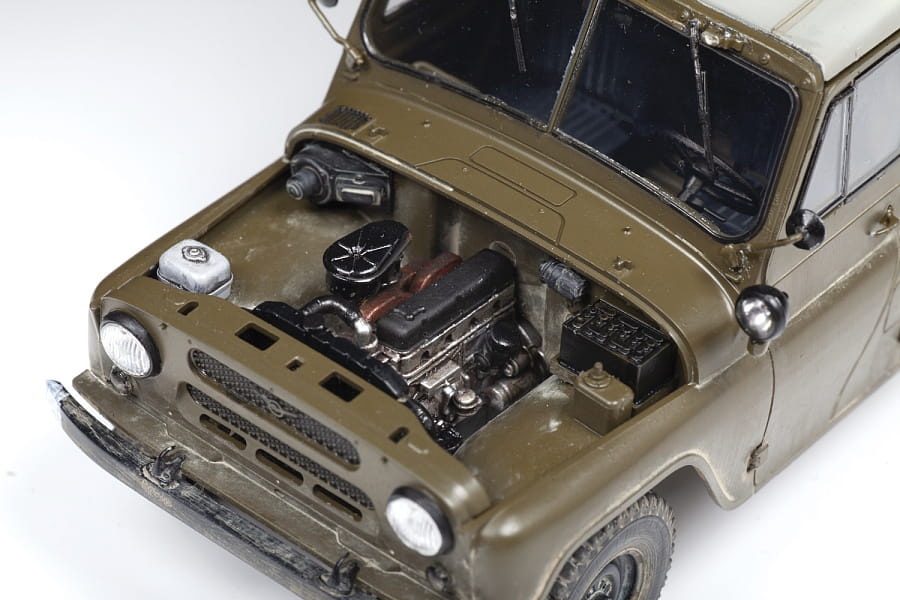 Zdjęcie dodatkowe produktu UAZ-469 Radziecki wojskowy SUV 1:35 Zvezda 3629