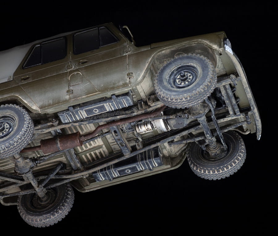 Zdjęcie dodatkowe produktu UAZ-469 Radziecki wojskowy SUV 1:35 Zvezda 3629