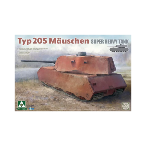 Typ 205 Mauschen Super Heavy Tank 1:35 Takom 2159