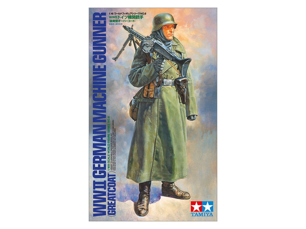 Zdjęcie główne produktu WWII German Machine Gunner (Greatcoat) 1:16 Tamiya 36306