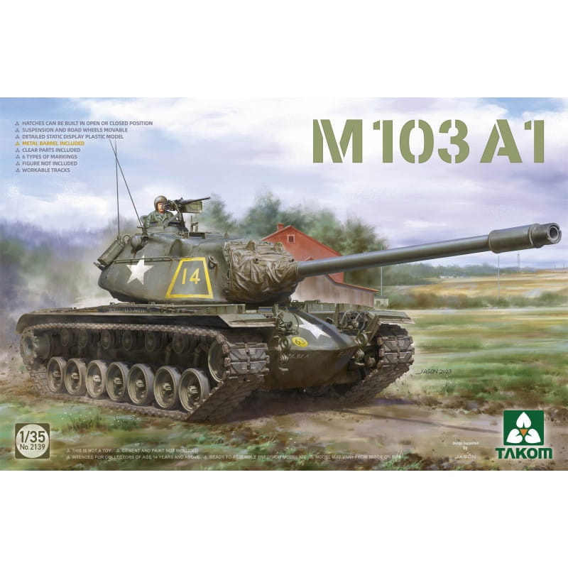 Zdjęcie główne produktu M103A1 1:35 Takom 2139