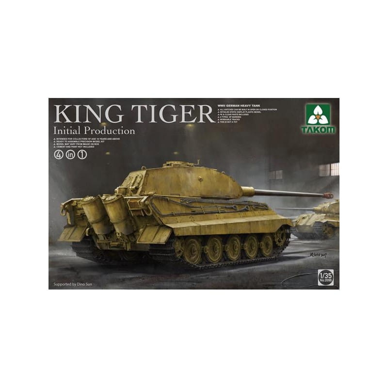 Zdjęcie główne produktu King Tiger WWII German Heavy Tank 1:35 Takom 2096