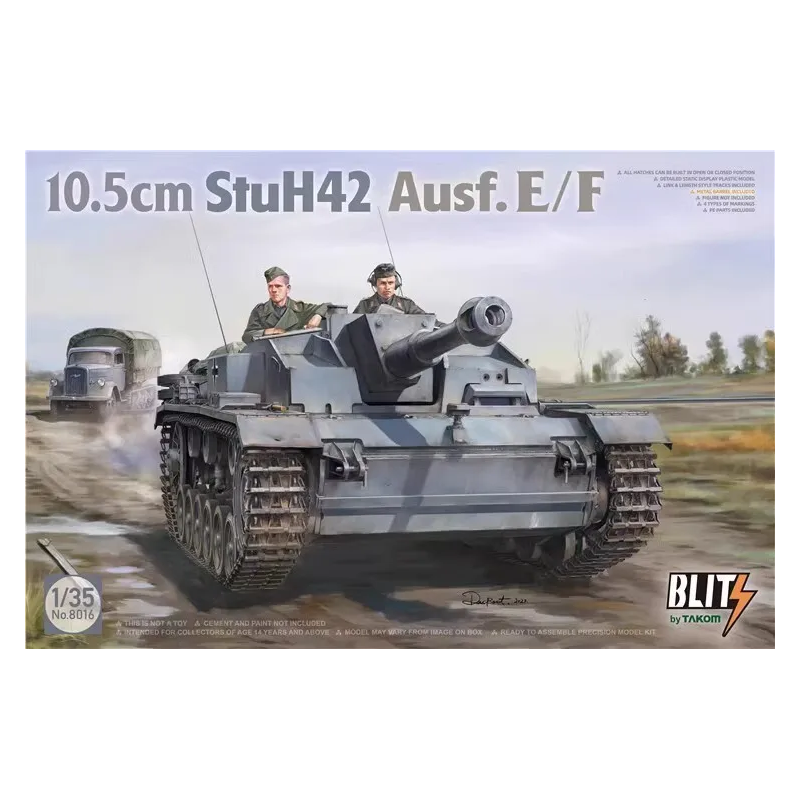 Zdjęcie główne produktu StuH42 Ausf. E/F 10.5cm 1:35 Takom 8016