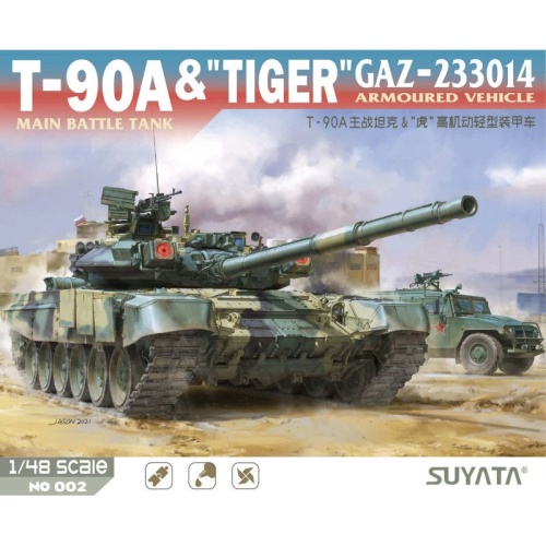 T-90A + TIGER GAZ-233014 1:48 Suyata NO-002