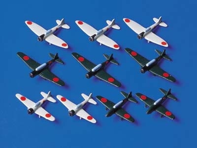 Zdjęcie dodatkowe produktu Japanese Naval Planes (Early Pacific War) 1:700 Tamiya 31511