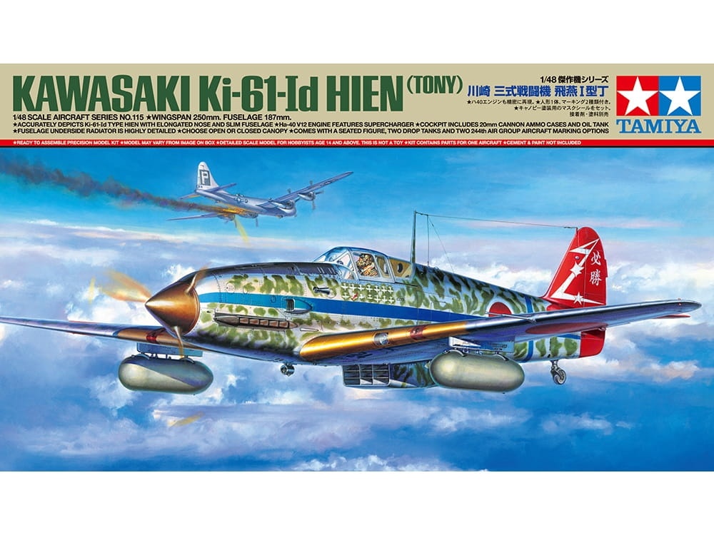 Zdjęcie główne produktu Kawasaki Ki-61-Id Hien (Tony) 1:48 Tamiya 61115