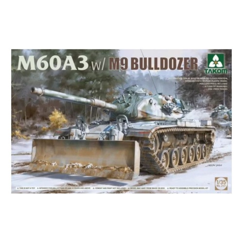 M60A3 w/ M9 Bulldozer 1:35 Takom 2137
