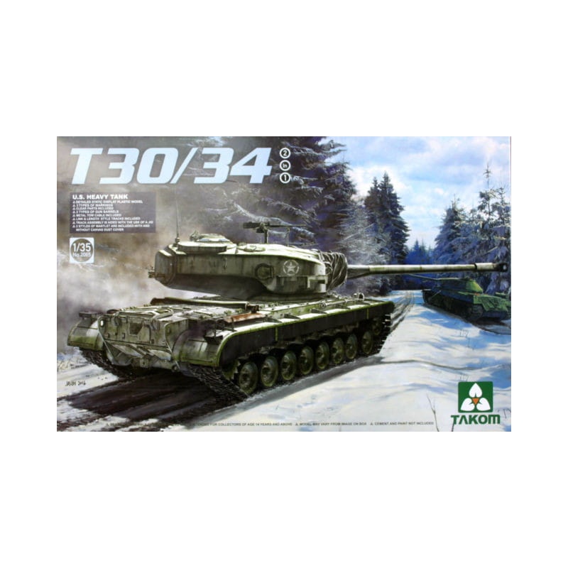 Zdjęcie główne produktu US Heavy Tank T30/34 2in1 1:35 Takom 2065