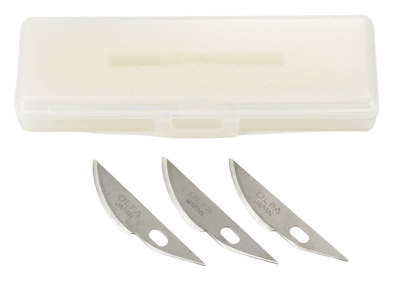 Zdjęcie główne produktu Replacement Blade (Curved, 3pcs.) for Modelers Knife PRO Tamiya 74100