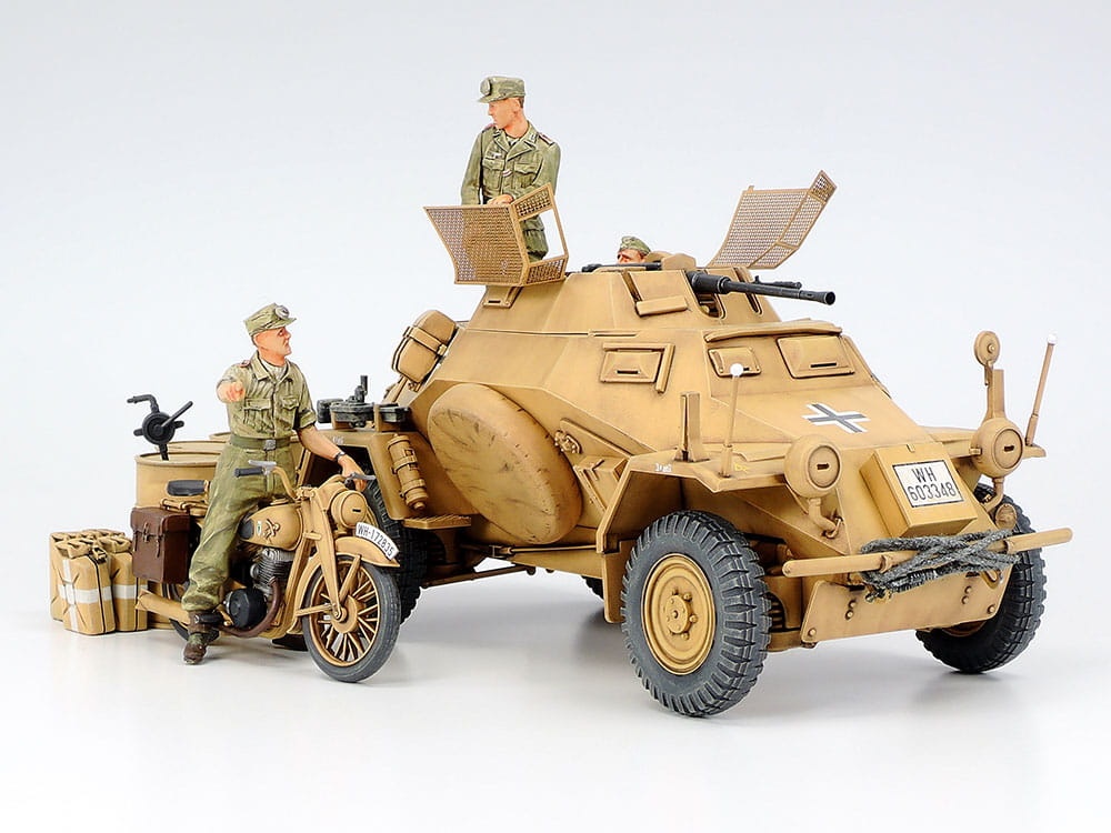 Zdjęcie dodatkowe produktu Sd.Kfz.222 Leichter Panzerspahwagen Afrika-Korps 1:35 Tamiya 35286