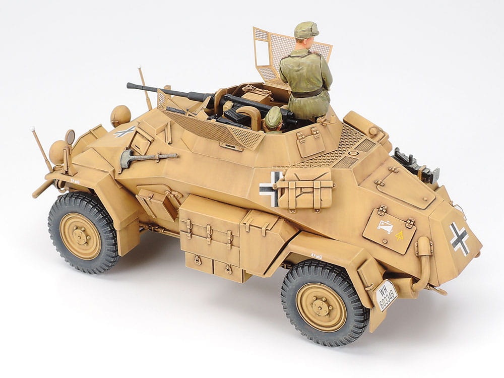 Zdjęcie dodatkowe produktu Sd.Kfz.222 Leichter Panzerspahwagen Afrika-Korps 1:35 Tamiya 35286