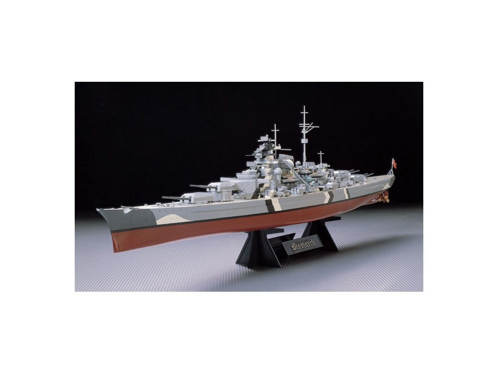 Zdjęcie dodatkowe produktu Bismarck German Battleship 1:350 Tamiya 78013