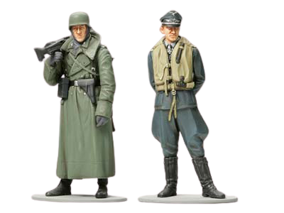Zdjęcie główne produktu WWII German Machine Gunner and Luftwaffe Ace Pilot 1:35 Tamiya 89641