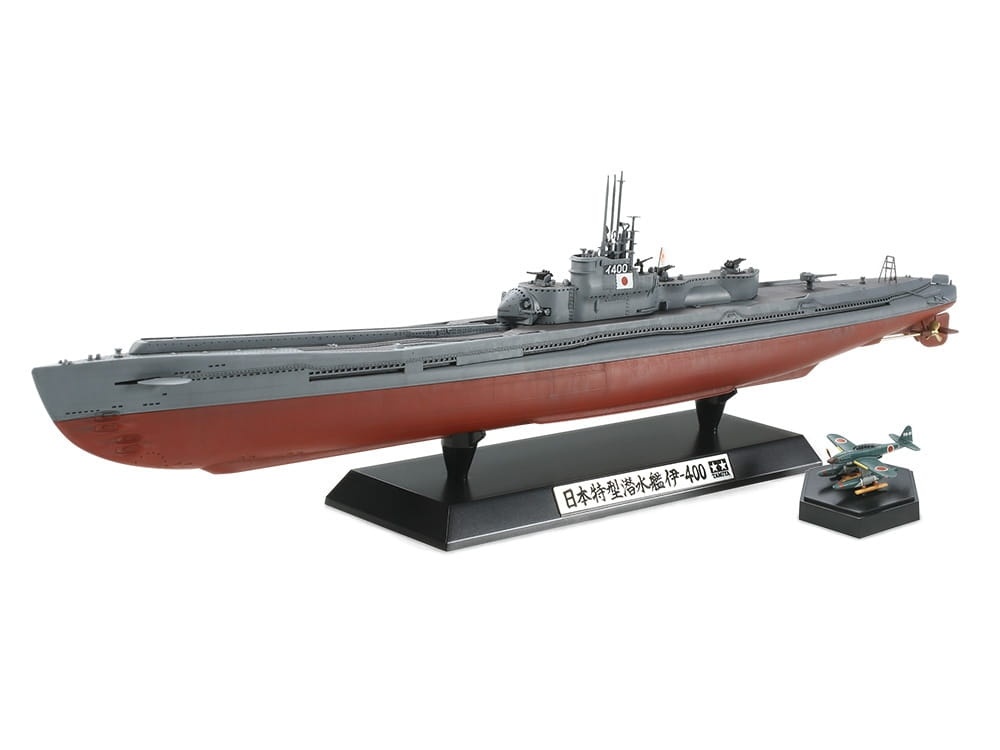 Zdjęcie dodatkowe produktu Japanese Navy Submarine I-400 1:350 Tamiya 78019