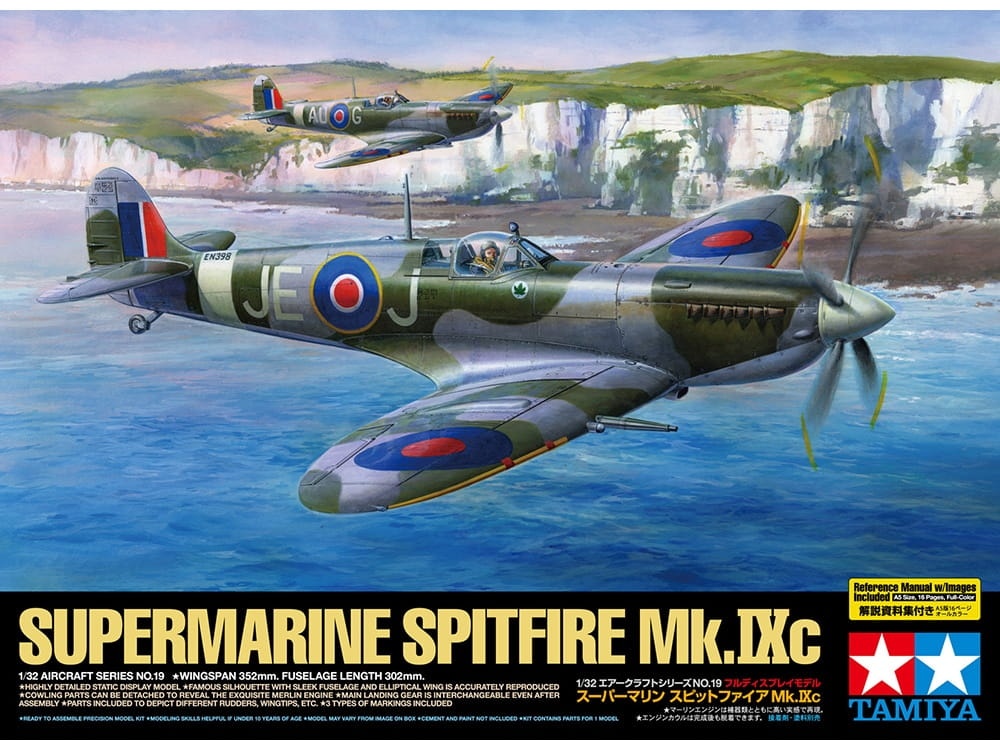 Zdjęcie główne produktu Supermarine Spitfire Mk.IXc 1:32 Tamiya 60319