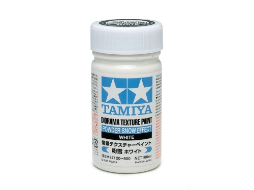 Snow Effect (Diorama Texture Paint, Powder, White) Tamiya 87120