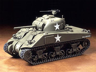 Zdjęcie dodatkowe produktu M4 Sherman (Early production) 1:48 Tamiya 32505