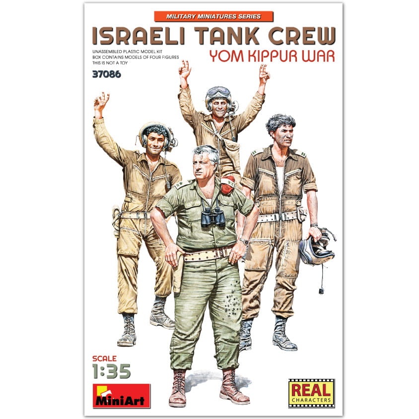 Zdjęcie główne produktu Israeli Tank Crew (Yum Kippur War) 1:35 MiniArt 37086