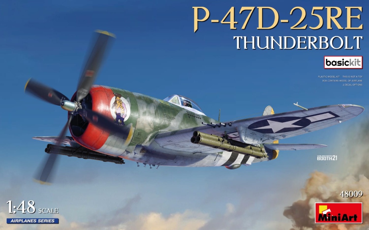 Zdjęcie główne produktu P-47D 25RE Thunderbolt 1:48 MiniArt 48009