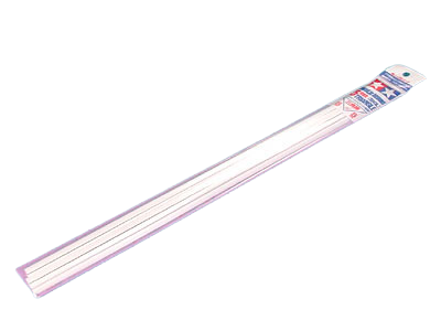 Pręt plastikowy trójkątny 5x5x5mm, dł. 40cm (5szt) Tamiya 70118