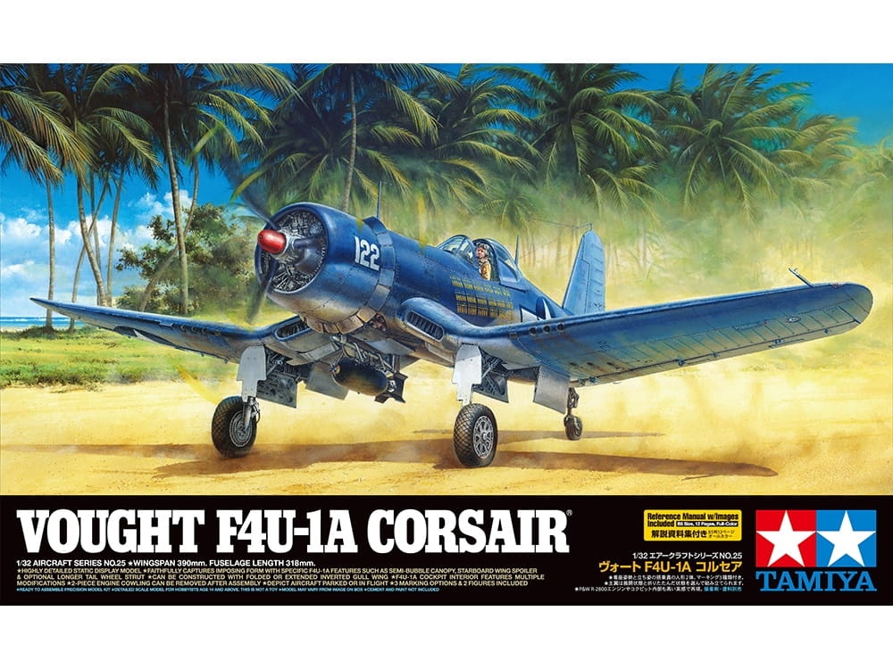 Zdjęcie główne produktu Vought F4U-1A Corsair 1:32 Tamiya 60325