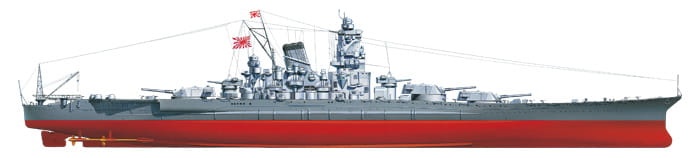 Zdjęcie dodatkowe produktu Musashi Japanese Battleship 1:350 Tamiya 78031