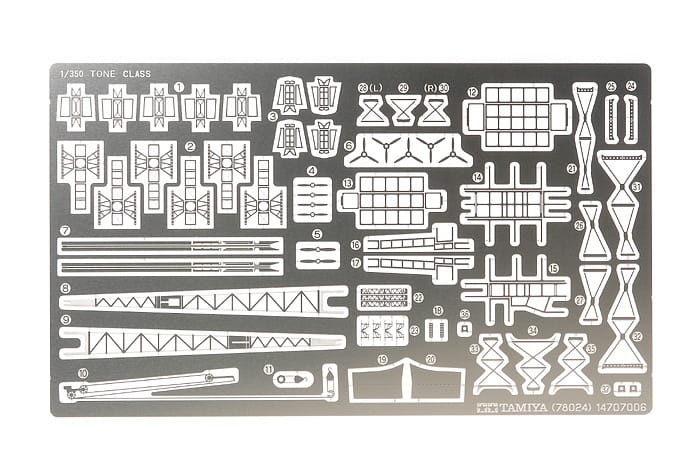 Zdjęcie dodatkowe produktu Japanese Heavy Cruiser Tone 1:350 Tamiya 78024