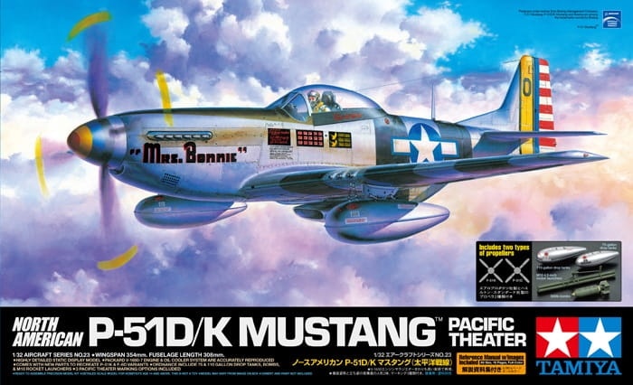 Zdjęcie główne produktu P-51D/K Mustang (Pacific Theater) 1:32 Tamiya 60323