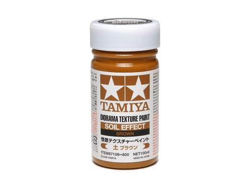 Diorama Texture Paint (Soil Effect, Brown) Tamiya 87108