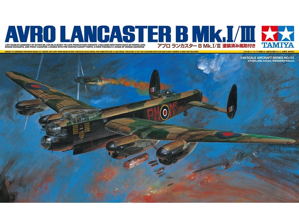 Zdjęcie główne produktu Avro Lancaster B Mk.I/III 1:48 Tamiya 61112