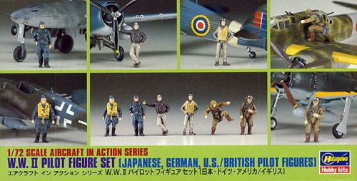 Zestaw figurek pilotów WWII1:72 Hasegawa X72-8
