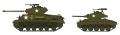 Zdjęcie dodatkowe produktu M4A3E8 Sherman i M24 Chaffee 1:72 Hasegawa 30068