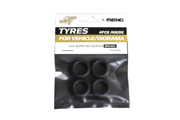 Zdjęcie główne produktu Tyres For Vehicle/Diorama 1:35 Meng SPS-001